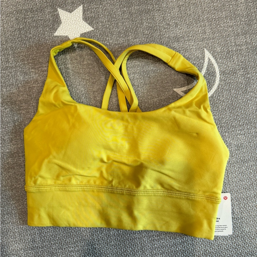 NWT Lululemon energy bra long line size 4